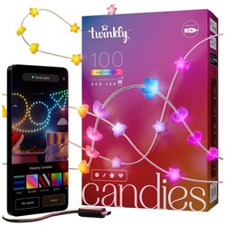 TWINKLY TWKS100RGB-T - LED RGB prigušiva lanac 100xLED 8 m USB Wi-Fi Cene