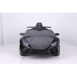  Dečiji auto Lamborghini Huracan crni sa mekim gumama i kožnim sedištem Cene