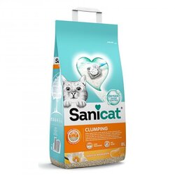 Sanicat cat clumping vanila-mandarina posip 8l Cene