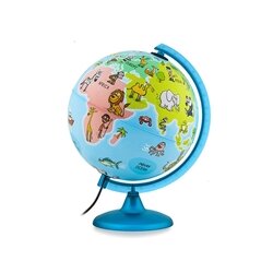 Tecnodidattica Globus Mappa&amp;Mondo, 25 cm, z lučko, angleški Cene
