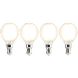 LUEDD Set 4 LED sijalk E14 P45 mat 3,5W 360 lm 2700K Cene