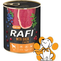 Rafi Dog Grain Free Duck 800g, Vlažna Hrana Sa Pačetinom Za Pun Obrok Cene