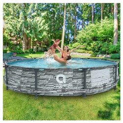 Avenli stone frame plus bazen 360x100 sa merdevinama i pumpom Cene