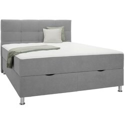 Mömax Postelja Boxspring Oviedo, Siva, 160x200 Cene