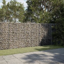 vidaXL Gabionska košara s poklopcem 300x100x150 cm pocinčano željezo Cijene