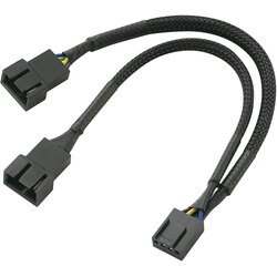 Akasa Razdelilni kabel Y za ventilator \, 4-polni\, 15 cm AK-CBFA04-15, (20410863) Cene