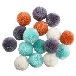 Junior Crafty pom, kraft pom pom, miks, 30mm, 18K Cene
