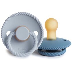 FRIGG® tolažilna duda rope natural rubber ocean view & powder blue Cene