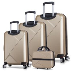 Zoozie Bags set kofera 8237, 4 dijela, zlatna boja Cene