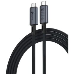 DEVIA cable Extreme EC641 PD USB-C - USB-C 4.0 1,0 m 240W black 8K 60Hz Cene