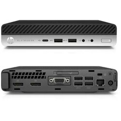 HP pc 800 G3 mini i5-6500/8GB/256GB NEW/2DP/W8Pro upg W10Pro ref. Cene
