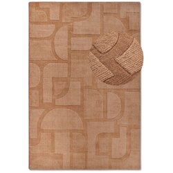 Villeroy & Boch Smeđi ručno rađen vuneni tepih 190x280 cm Alexis – Cene