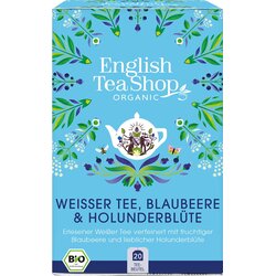 English Tea Shop Bio beli čaj z borovnicami in bezgom - 20 Čajnih vrečk Cene