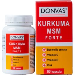  Kurkuma msm forte donvas®, 60 kapsula Cene