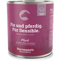 Herrmanns Varčno pakiranje Herrmann´s Menu brez žitaric 24 x 800 g - Konj z bio sladkim krompirjem in bio bučko Cene