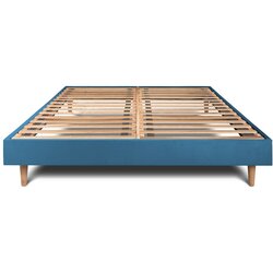 Sommeil de plomb Vzmetni boksi z letvami 180x200 cm - Žametna blago - Sestavljanje, (21608071) Cene