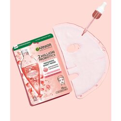 Garnier skin naturals 2 million probiotics repairing sheet mask maska za obraz za vse tipe kože 1 ks za ženske Cene