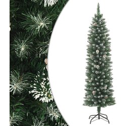 vidaXL umjetno usko božićno drvce sa stalkom 180 cm pvc Cijene