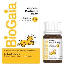 Biogaia protects +vitamin D3 kapi 5ml Cene