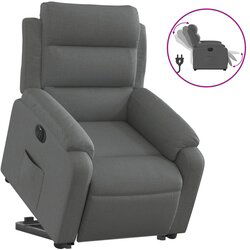 Maison Chic Električni naslanjač - Relax naslanjač s funkcijo vstajanja temno siv, (22061752) Cene