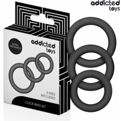 Addicted Toys Cock Komplet Erekcijskih ObroČkov Addicted Toys I Cene