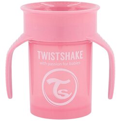 Twistshake ostali pripomočki za hranjenje lonček za učenje pitja 360, 230 ml pink Cene