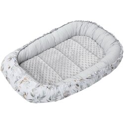 Medi Partners Baby cocoon/nest – Deer in leaves + gray Minky Cijene
