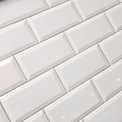 Fabresa metro biselado bianco 10x20 bela 1m2 Cene