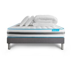 Bodycare Celoten paket za posteljo - Vzmetnica 200x200 cm + Vzmetni boksi z letvami (komplet) + 2 vzglavnika + Prevleka - BodyFlex, (21613418) Cene