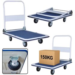 LEAN STRONG 150 kg platformska transportna kolica sa sklopivom ručkom – 72 × 47 cm Cene