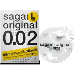Sagami Original 0,02 L - kondom - 58mm (3 kos) Cene