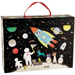 Floss&Rock® prenosna igralna škatla z lesenimi figuricami playbox space (15 kosov) Cene