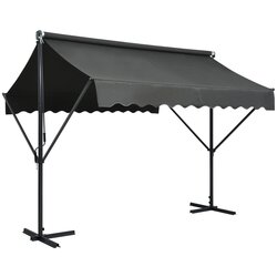  Prostostoječa tenda 300x300 cm antracitna Cene