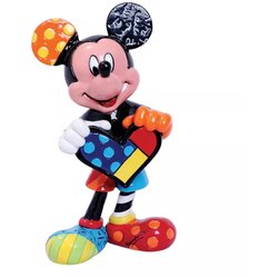Romero Britto Mickey Mouse with Heart Mini Figurine Cene