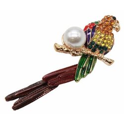 Kesi Brooch Parrot BZ-5 multicolor Cene