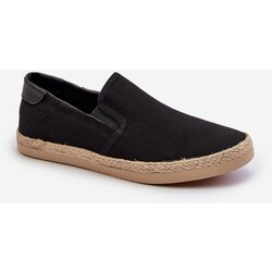 Kesi Men's Espadrille sneakers with braid, black Fenen Cene