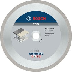 Bosch Dijamantska ploča za keramiku PRO 230 mm 2608602634 Cene