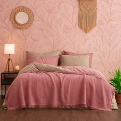 L'essentiel Maison Prekrivač za dupli krevet, 200x220 cm, Roze Cene
