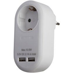 Entac RAZDELILNIK 1x vtinica in 2x USB Cene