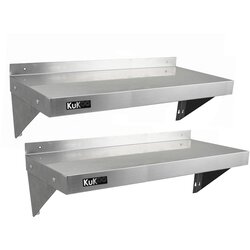 Monster 2 x KuKoo police iz nerjavečega jekla 1000 mm x 300 mm, (21571359) Cene