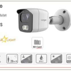 Starlight IP Kamera Bullet 8MP 2.8mm 20m IR POE + SD Card Slot Cene