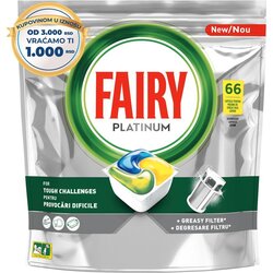 Fairy platinum kapsule za mašinsko pranje posuđa 66 komada Cene