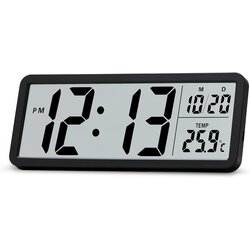 LAFOCUSE digitalna LCD ura z datumom in temperaturo 21,6cm Cene