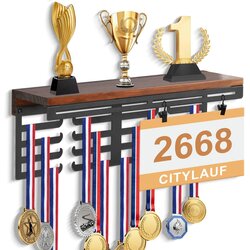JUJOYBD leseno stensko stojalo za medalje in pokale Cene