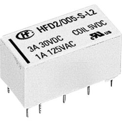 Hongfa HFD2/005-S-D relej za tiskane pločice 5 V/DC 3 A 2 prebacivanje 1 St. Cene