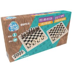 Eddy Toys Drveni Šah i Dama Set - BD Vozicki 58726 Cene