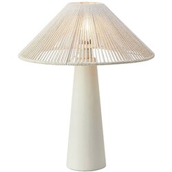 Markslöjd Bež stolna lampa s tekstilnim sjenilom (visina 50 cm) Favoro – Cene