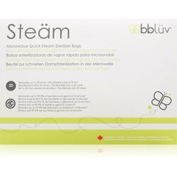BBLÜV Steäm vrečke za sterilizacijo za mikrovalovno pečico 24 x 21 cm 6 kos Cene