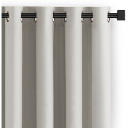 Restilo curtain CARLI color gray plain style classic silver eyelets type of material - textiles oxford 140x270 Cijene