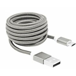 NEZNANO 1.5m kabel microUSB SBOX srebrni USB-10315W, (20410205) Cene